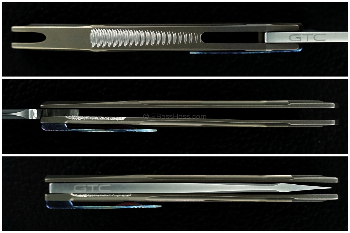 Gustavo Cecchini (GTC Knives) Custom Integral Tanto Flipper