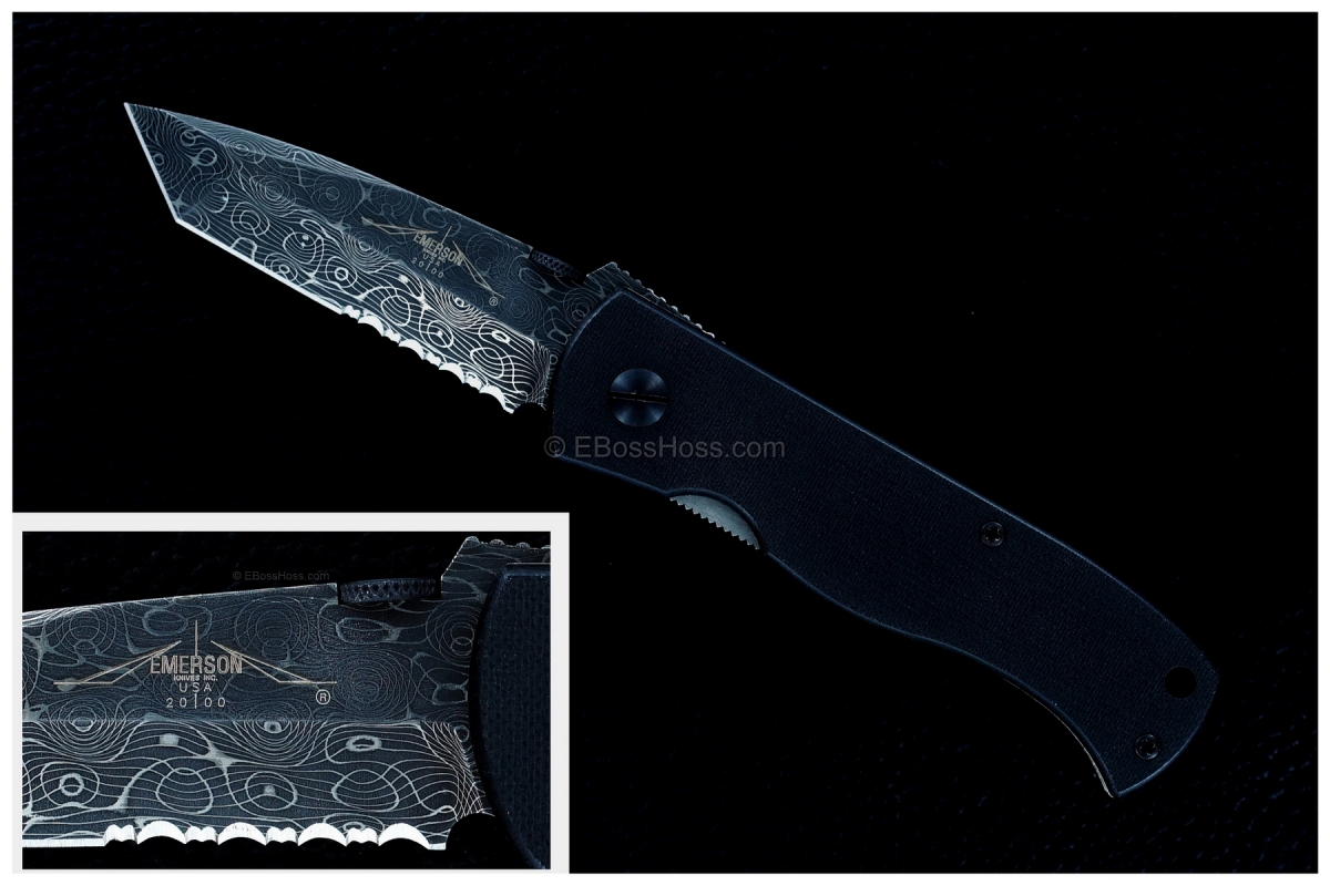 Emerson Production Custom Damascus CQC-7