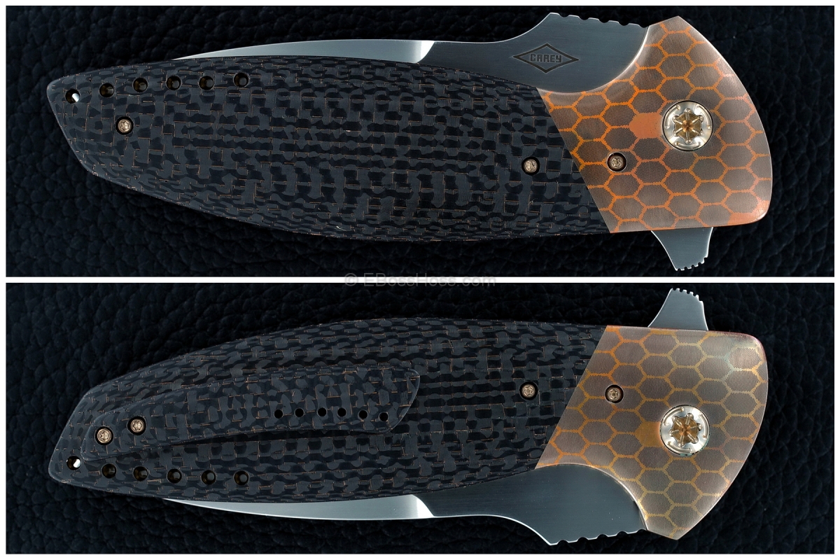 Peter Carey Custom Deluxe Cayman XL Tanto Flipper