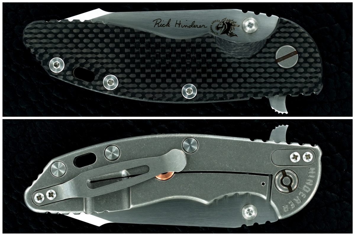 Rick Hinderer Custom Gen 4 Harpoon-Tanto XM-18 Flipper