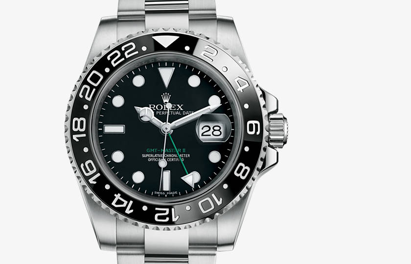 Rolex SS GMT Master II Ceramic-Bezel Green Arrow 11671