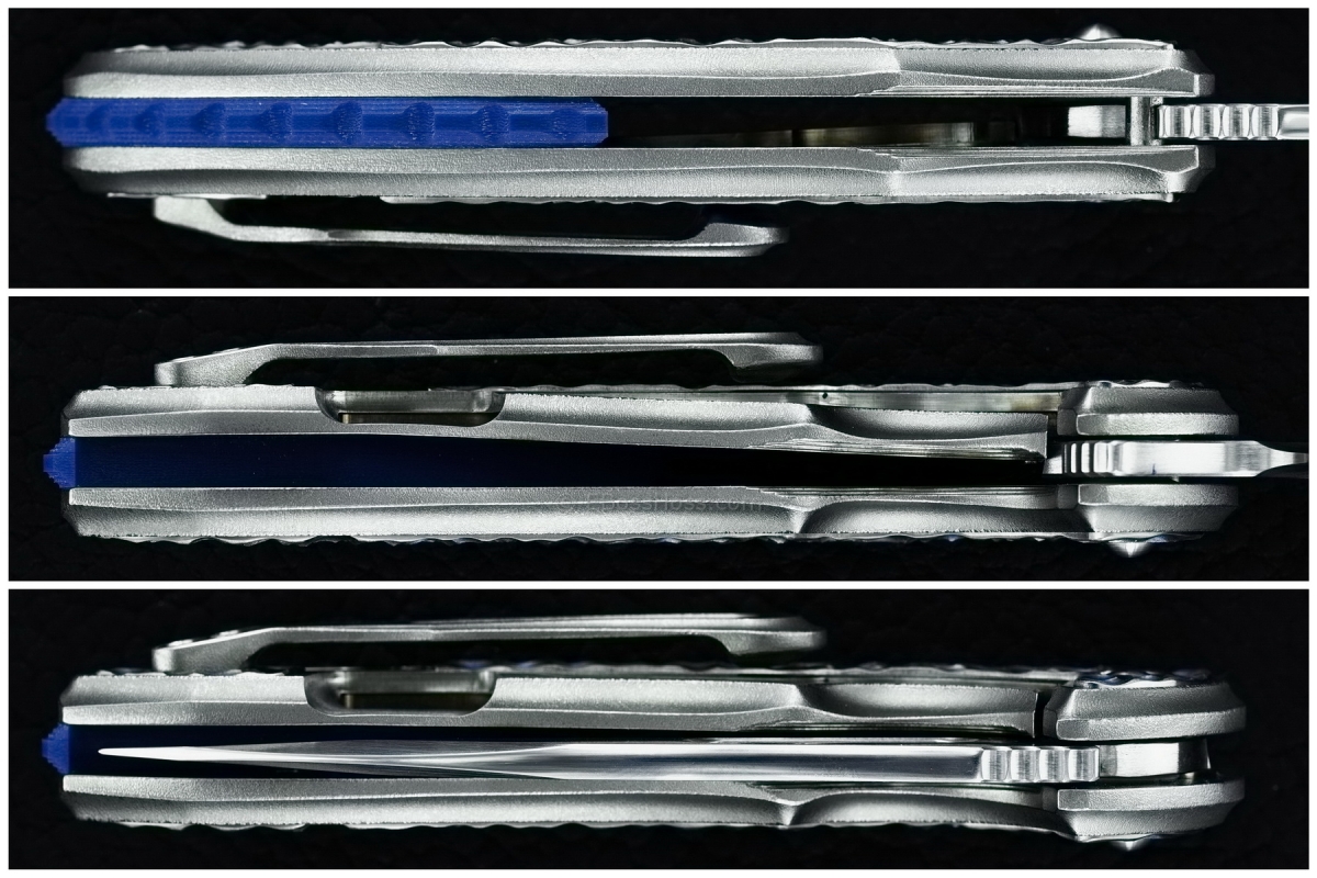 Korth Cutlery Custom Carved Sentry Flipper