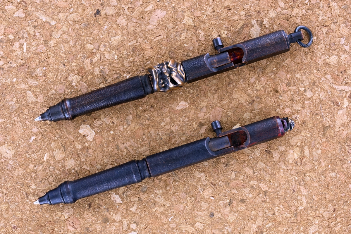 Hidetoshi Nakayama - Starlingear Deluxe Copper Bolt-Action Desk Pens