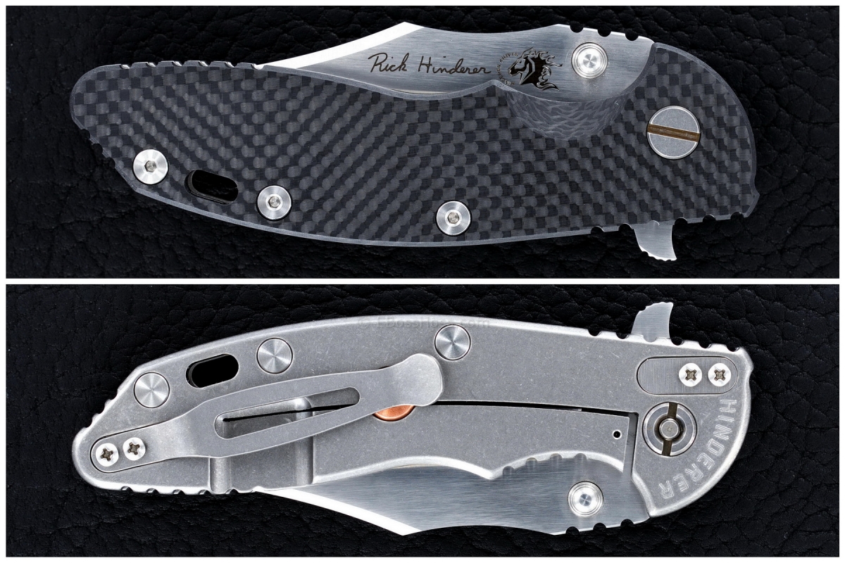 Rick Hinderer Gen 4 Custom XM-18 Bowie Flipper