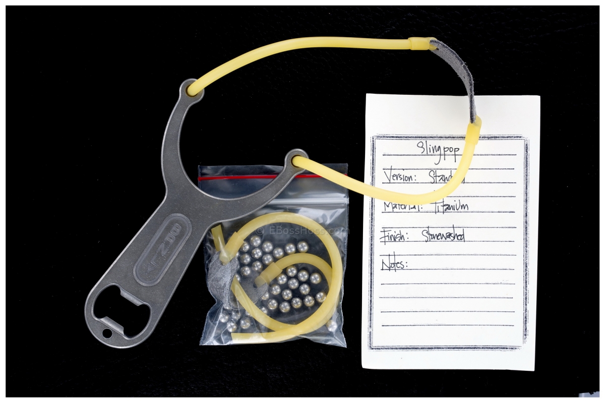 BRNLY Titanium Slingpop by Lucas Burnley