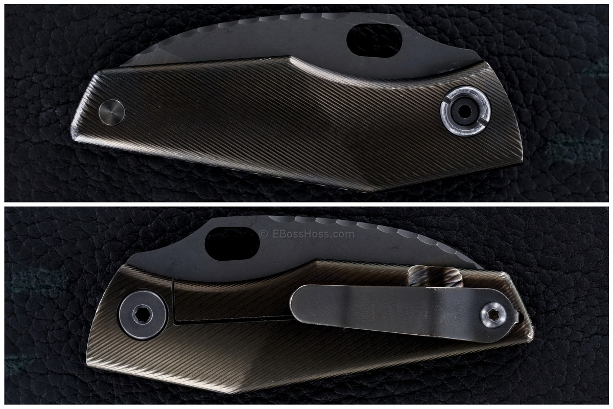 Mick Strider Custom (MSC) Nightmare SJ75-Mini Folder - Black PVD