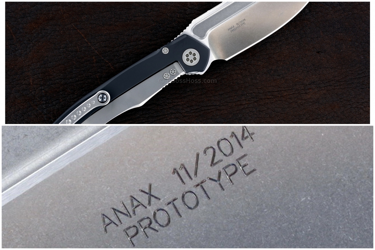 Tony Marfione (Microtech) Custom-ground Anax Prototype