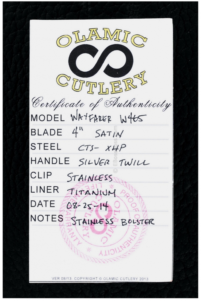 Olamic Tactical Wayfarer Flipper: Design by Michael Vagnino