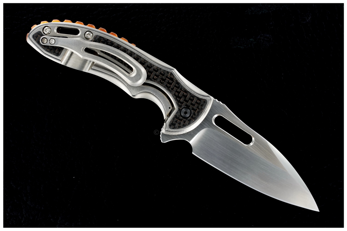 Korth Cutlery Carved Sentry Flipper