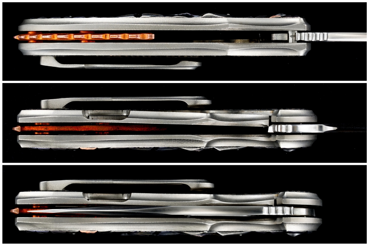 Korth Cutlery Carved Sentry Flipper