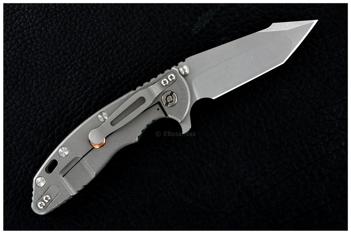 Rick Hinderer Custom Gen 4 Harpoon-Tanto XM-18 Flipper