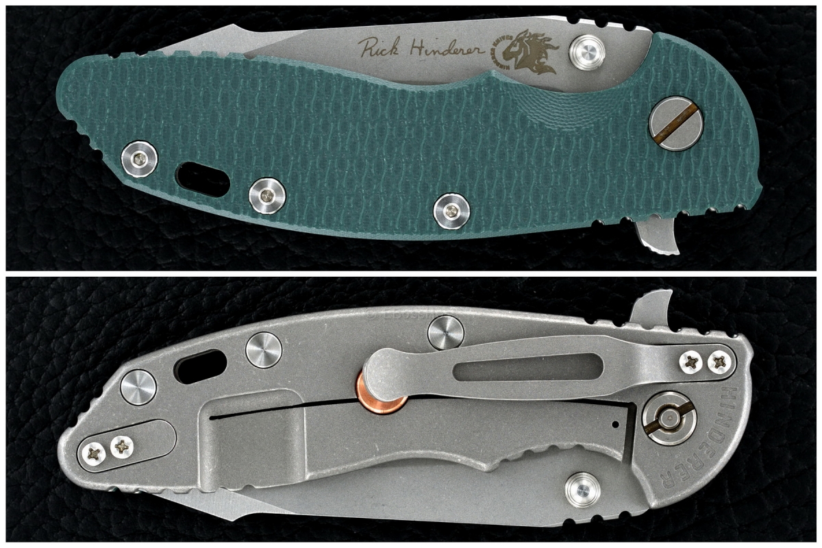Rick Hinderer Custom Gen 4 Harpoon-Tanto XM-18 Flipper