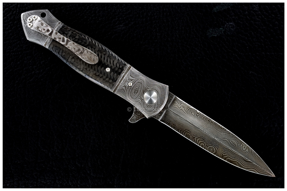 D.B. Fraley Deluxe Dbl. Bolstered Dagger-Grind Flipper