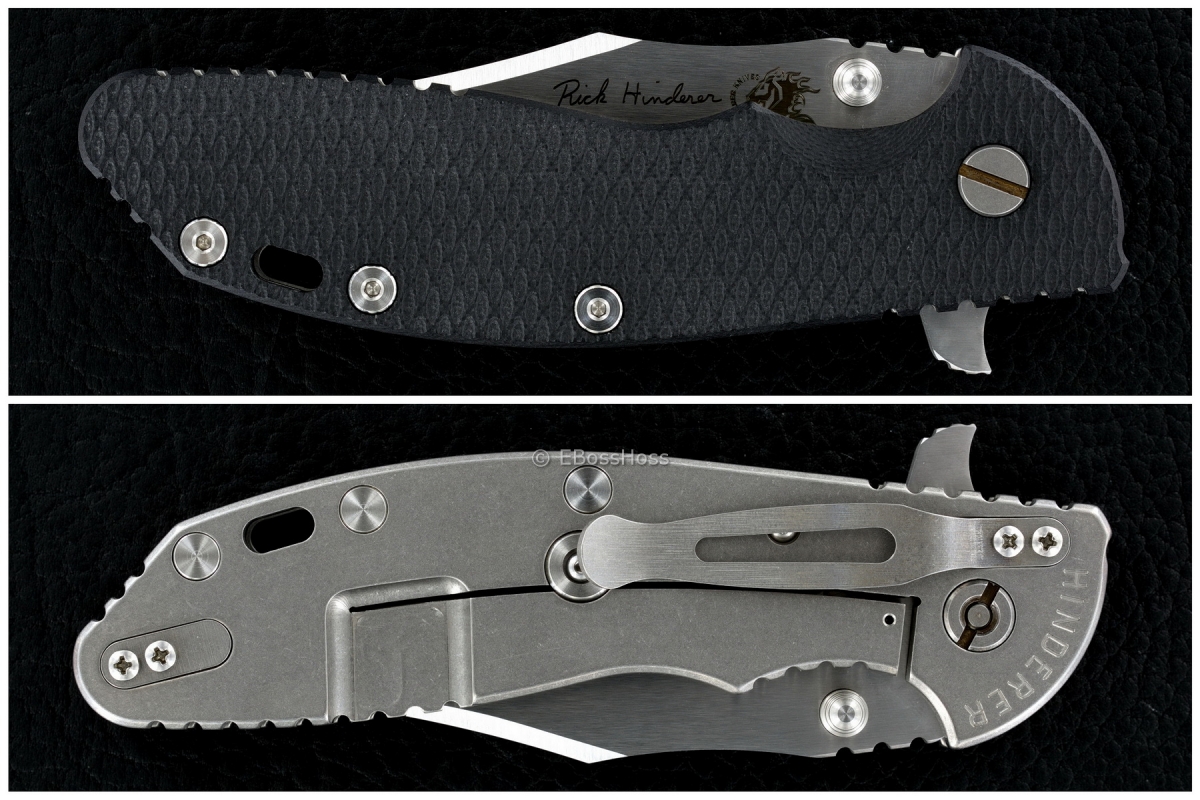 Rick Hinderer Custom XM-24 Satin Bowie Flipper