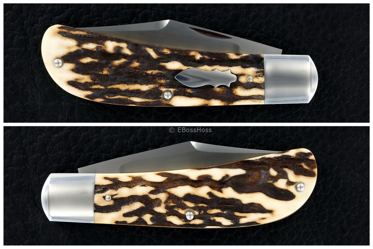 Tony Bose Stag Lanny's Clip Slip Joint Folder