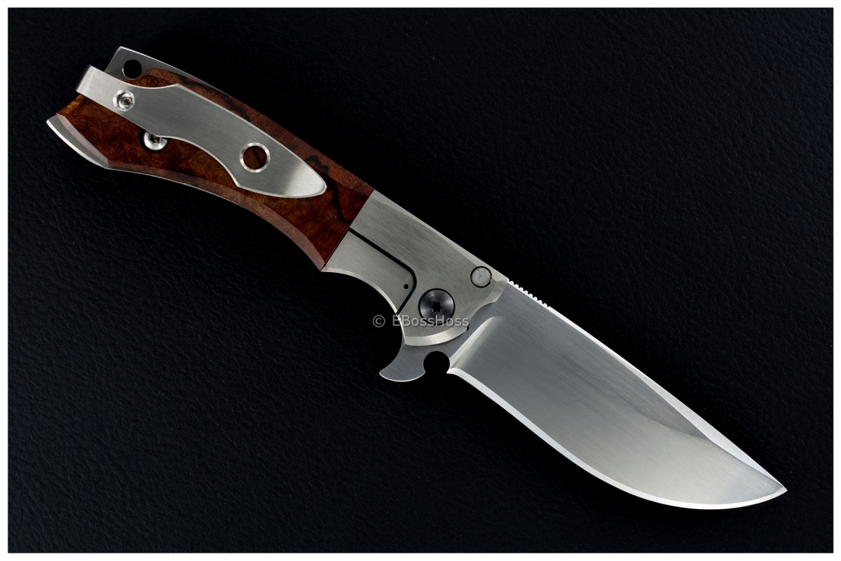 Dervish Knives by John Gonzales Deluxe Alchemy Bolsterlock Flipper