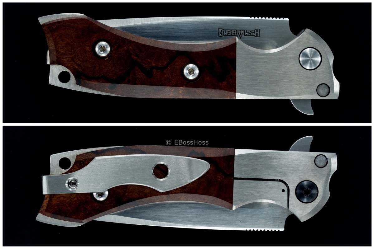 Dervish Knives by John Gonzales Deluxe Alchemy Bolsterlock Flipper