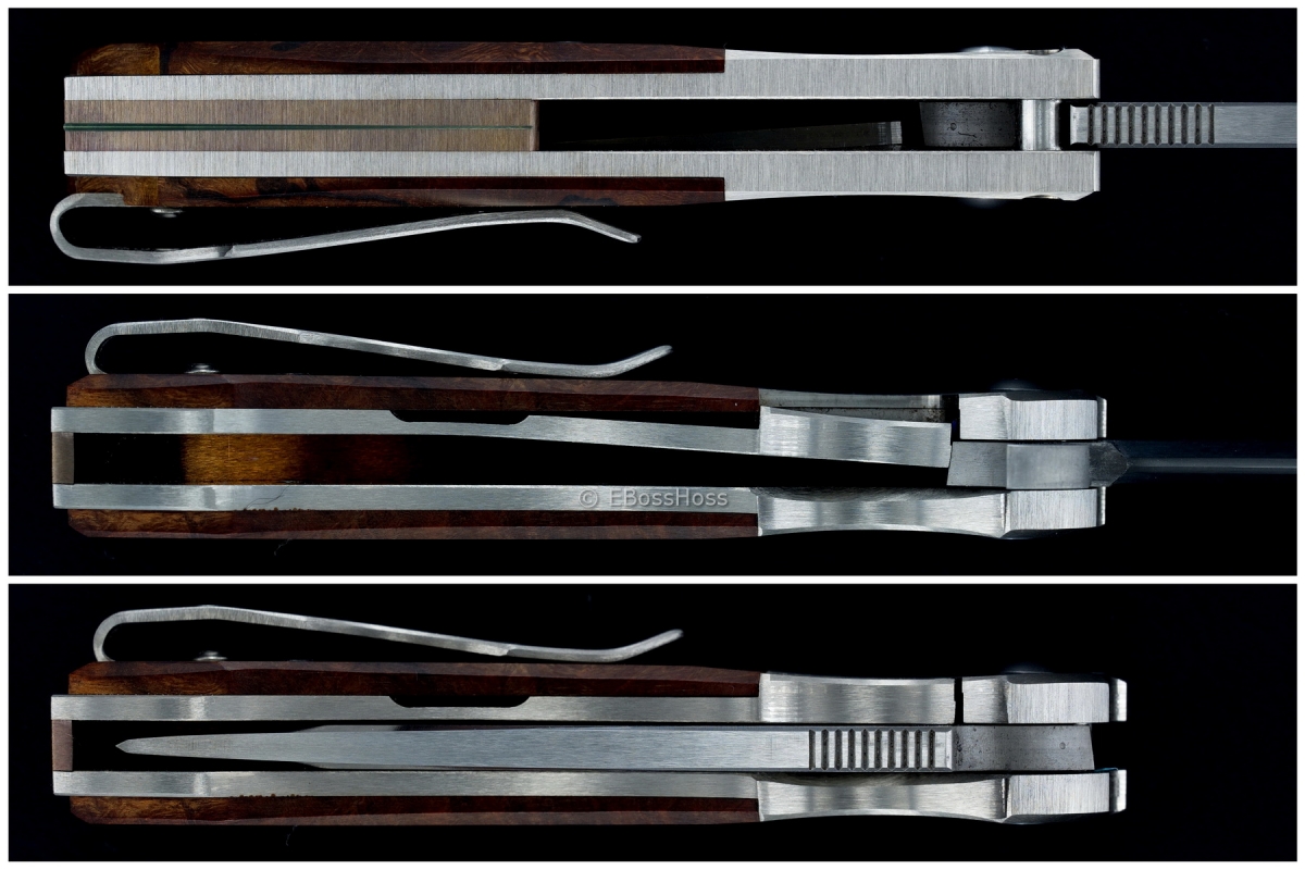 Dervish Knives by John Gonzales Deluxe Alchemy Bolsterlock Flipper