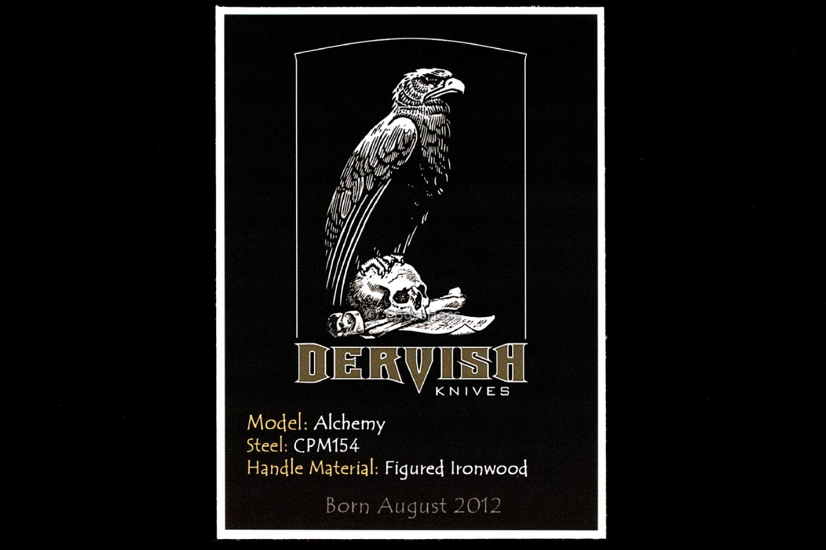 Dervish Knives by John Gonzales Deluxe Alchemy Bolsterlock Flipper