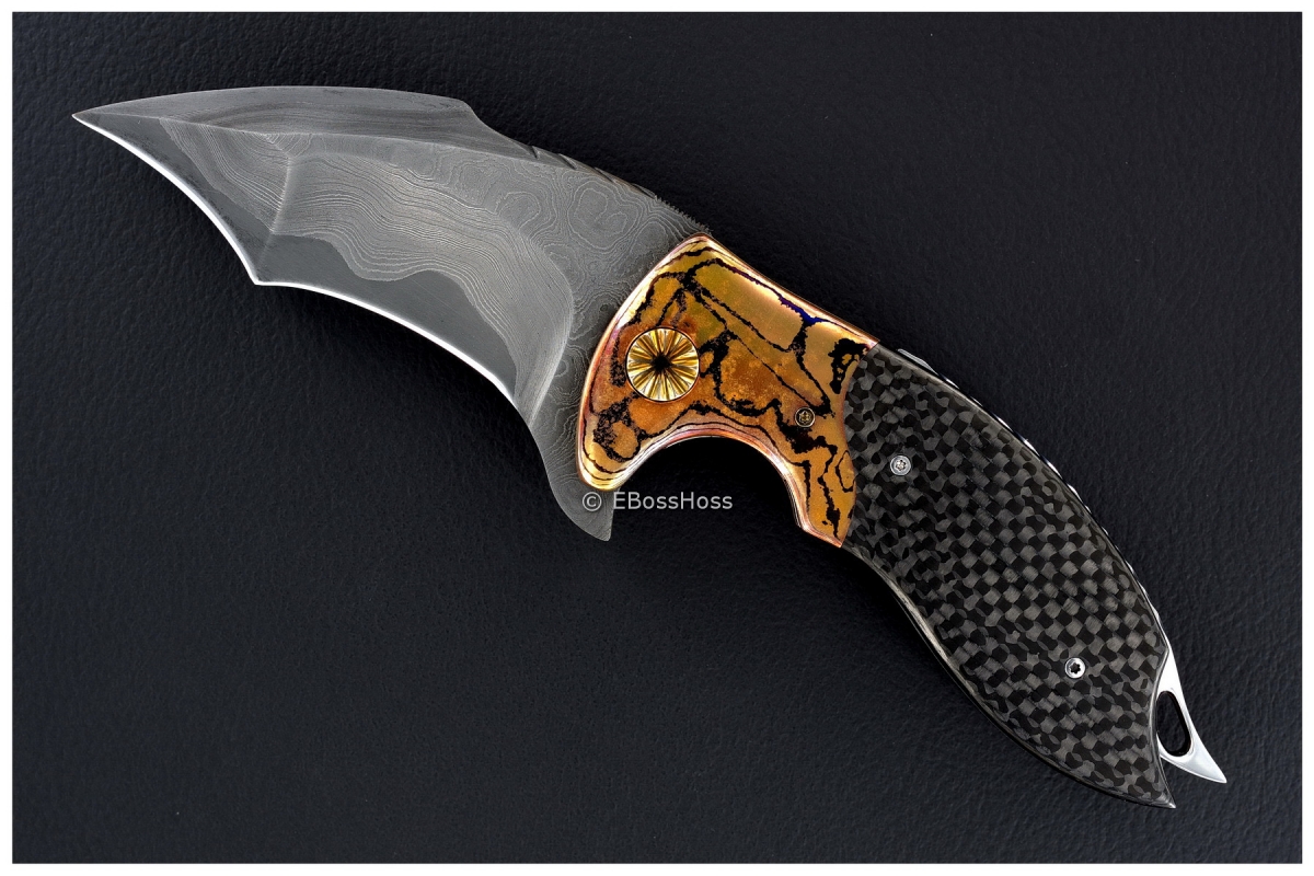 Alistair Bastian Knives Custom Deluxe Hornet Flipper