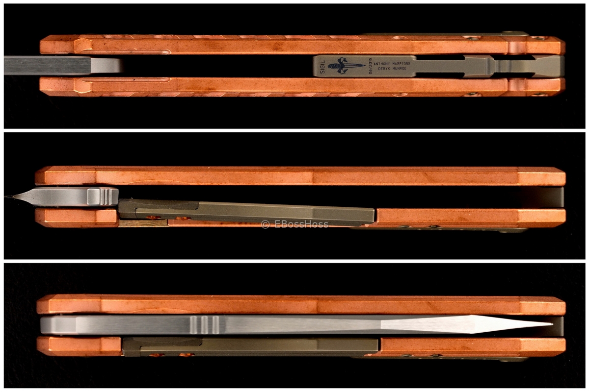 Deryk Munroe / Tony Marfione Custom Collab Copper Sigil Flipper