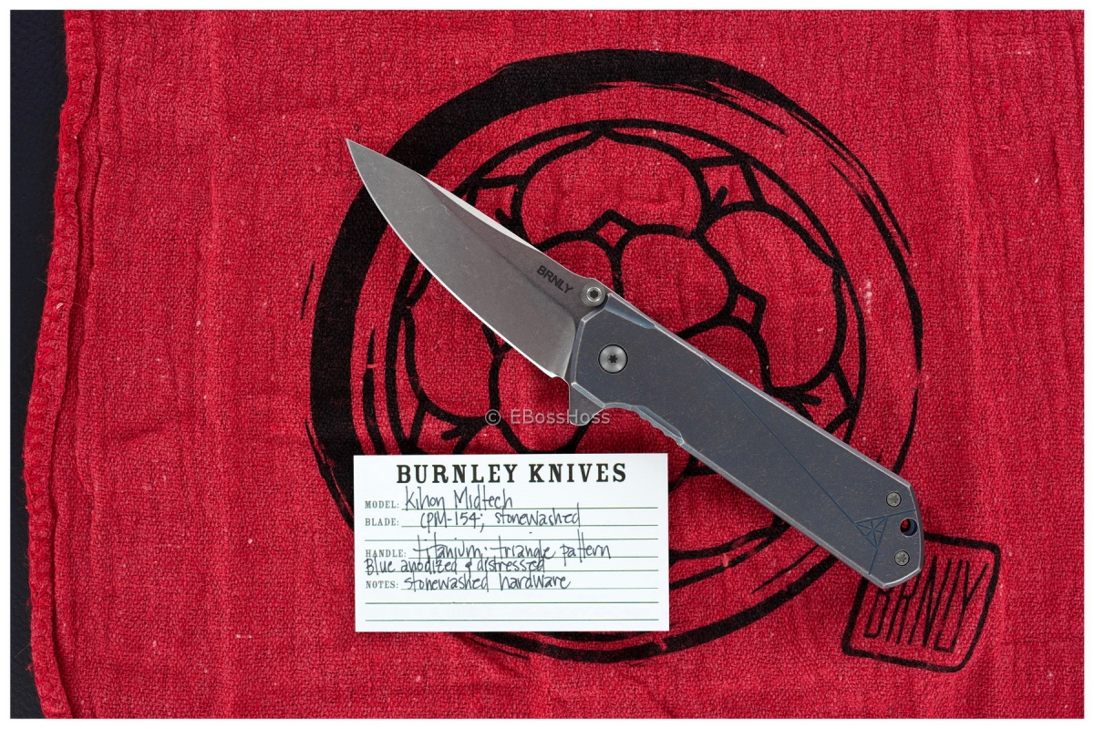 Burnly (Burnley Knives) Midtech Kihon Flipper