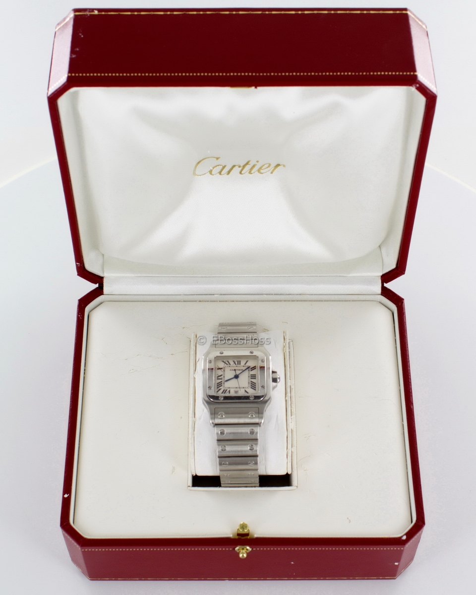 Cartier Curved Large Santos De Cartier - Model No. W20060D6