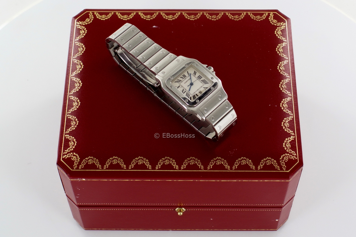 Cartier Curved Large Santos De Cartier - Model No. W20060D6