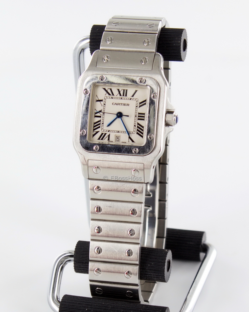 Cartier Curved Large Santos De Cartier - Model No. W20060D6