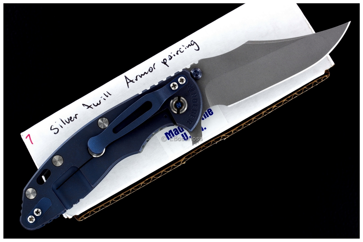 Rick Hinderer Gen 4 Custom XM-18 Armor Piercing Point Bowie Flipper