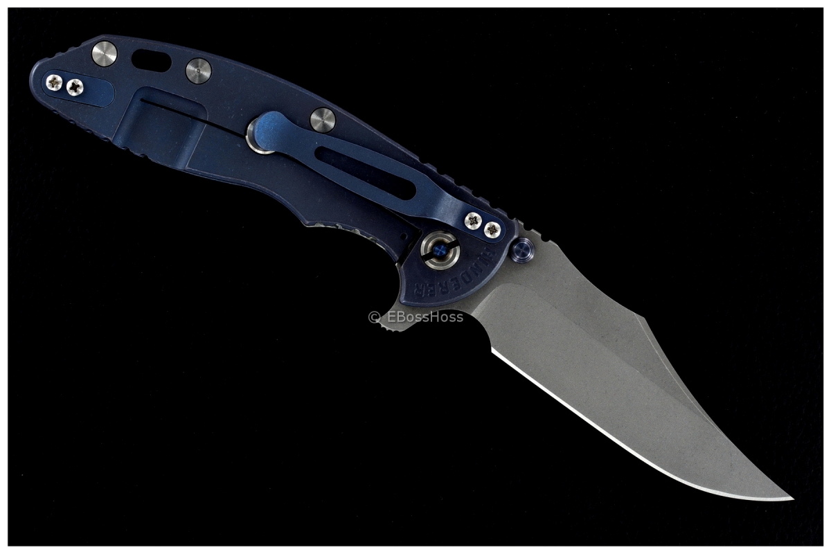 Rick Hinderer Gen 4 Custom XM-18 Armor Piercing Point Bowie Flipper