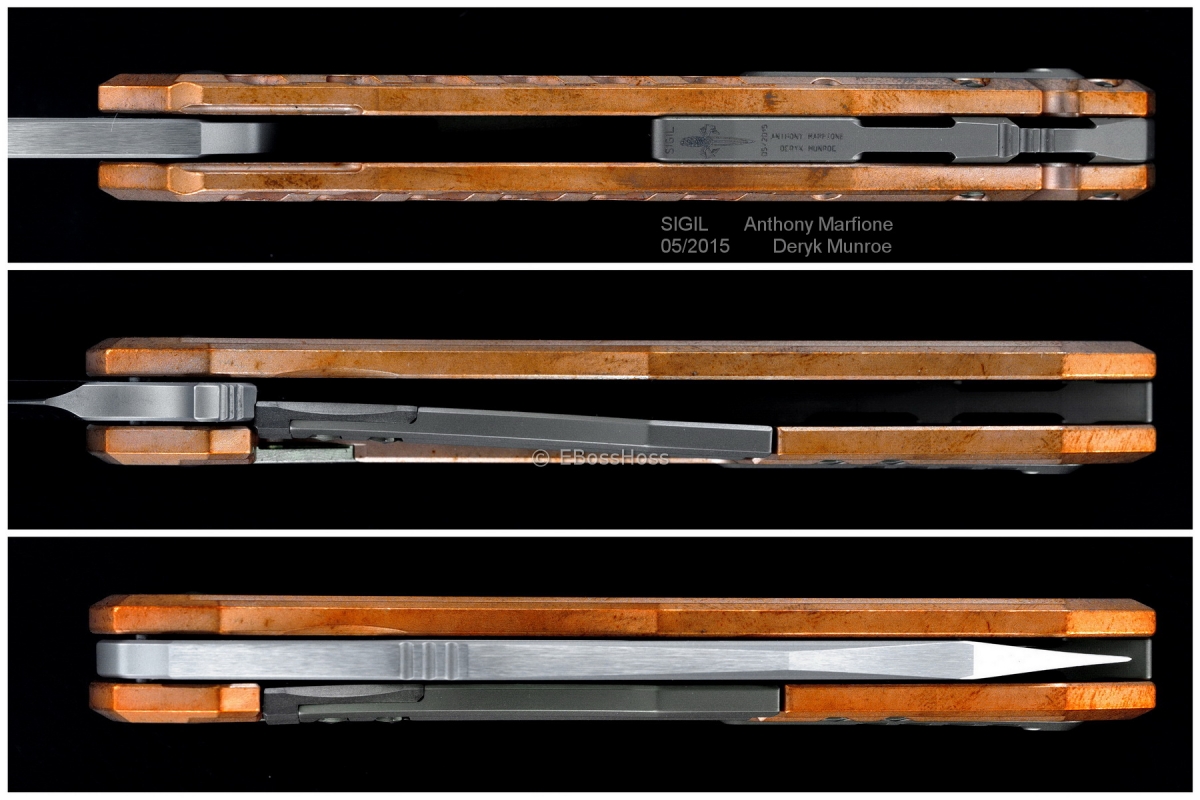 Deryk Munroe / Tony Marfione Custom Collab Copper Sigil Flipper