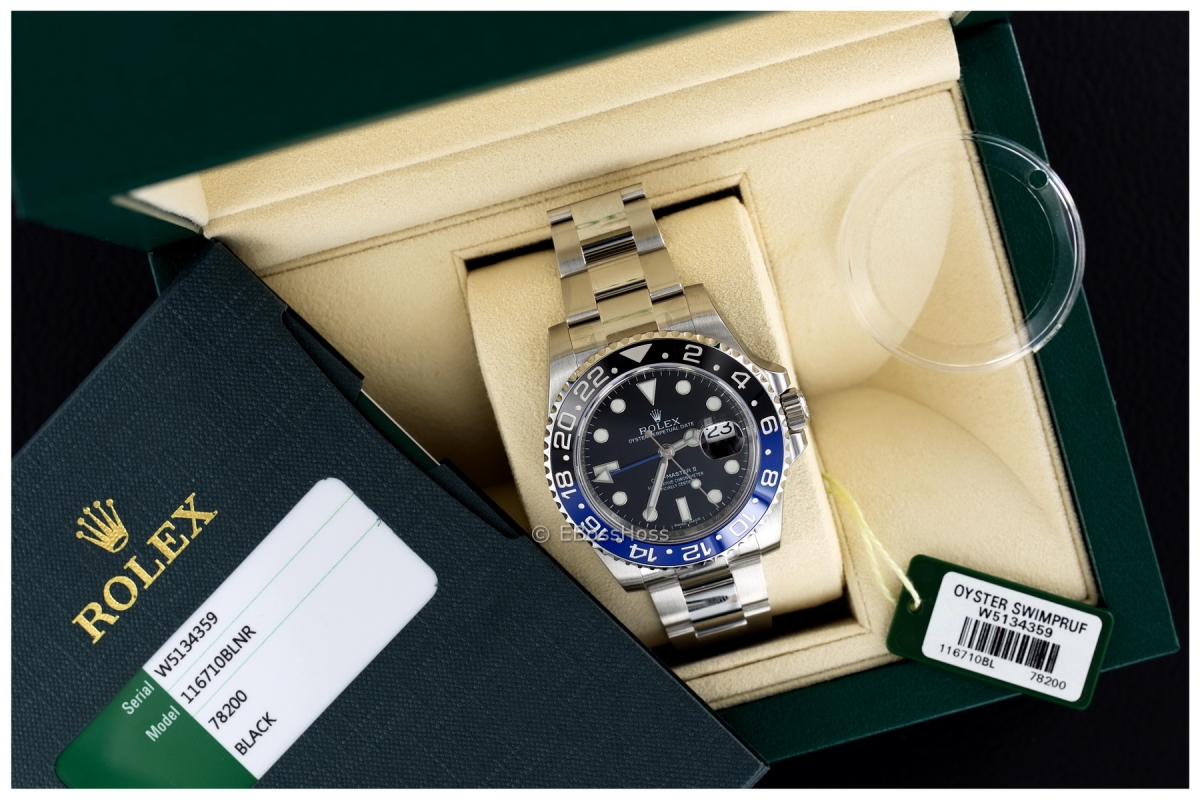 Rolex GMT Master II 116710 BLNR - Batman