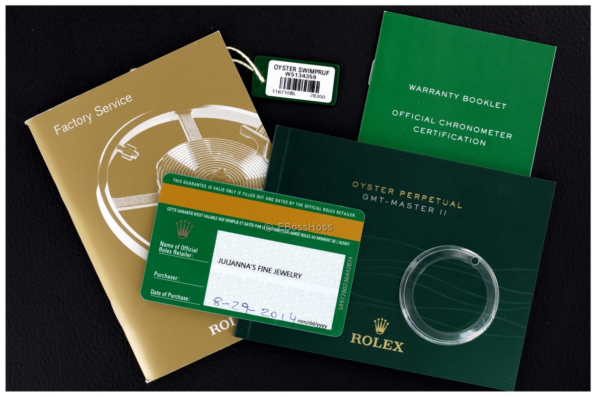 Rolex GMT Master II 116710 BLNR - Batman