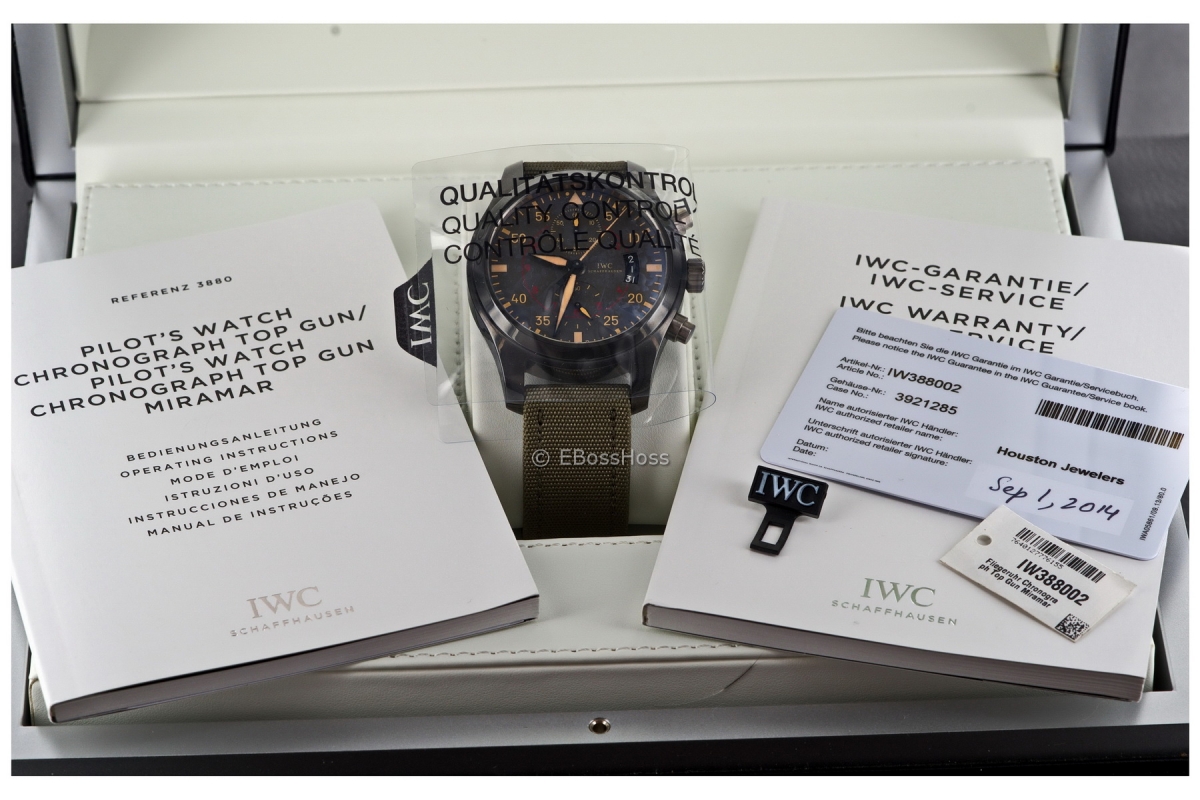 IWC Pilots Chrono Top Gun Miramar IW388002