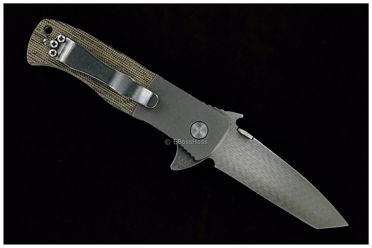 Ernie Emerson Custom CQC-7 Flipper Prototype w/Wave