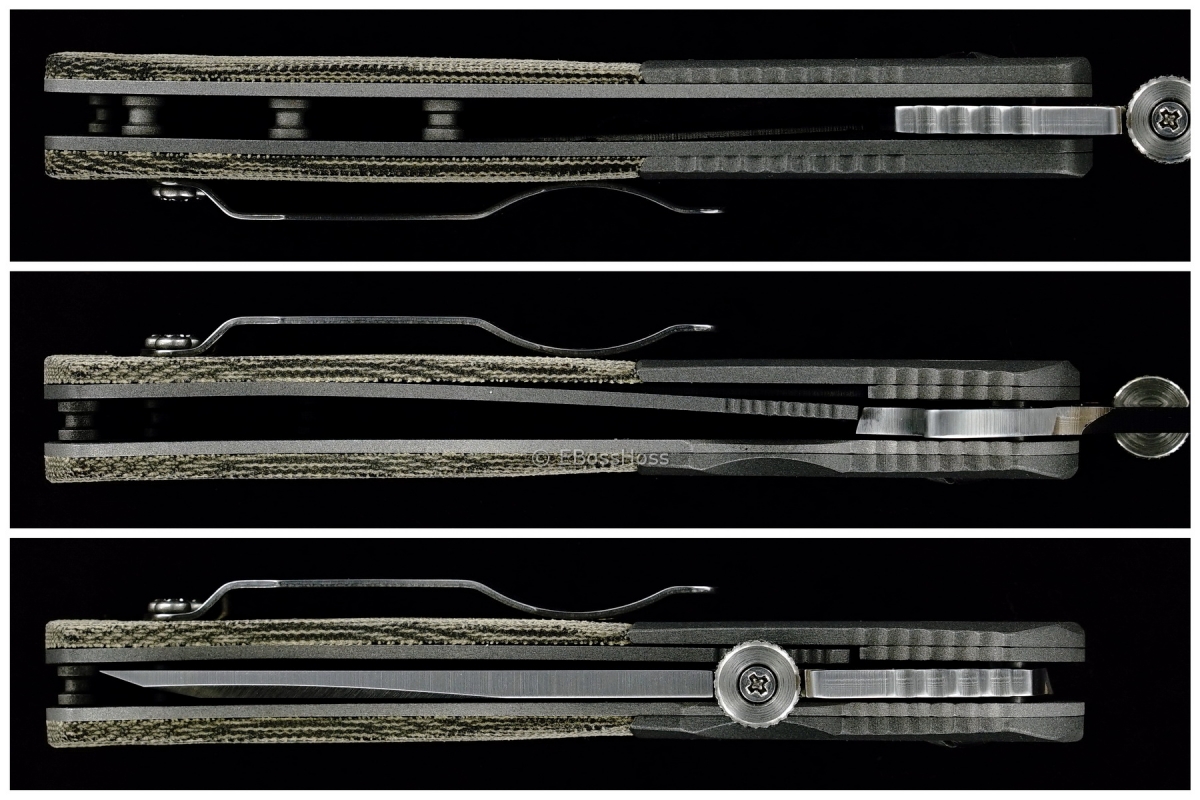 Ernie Emerson Custom CQC-7 Flipper Prototype w/Wave