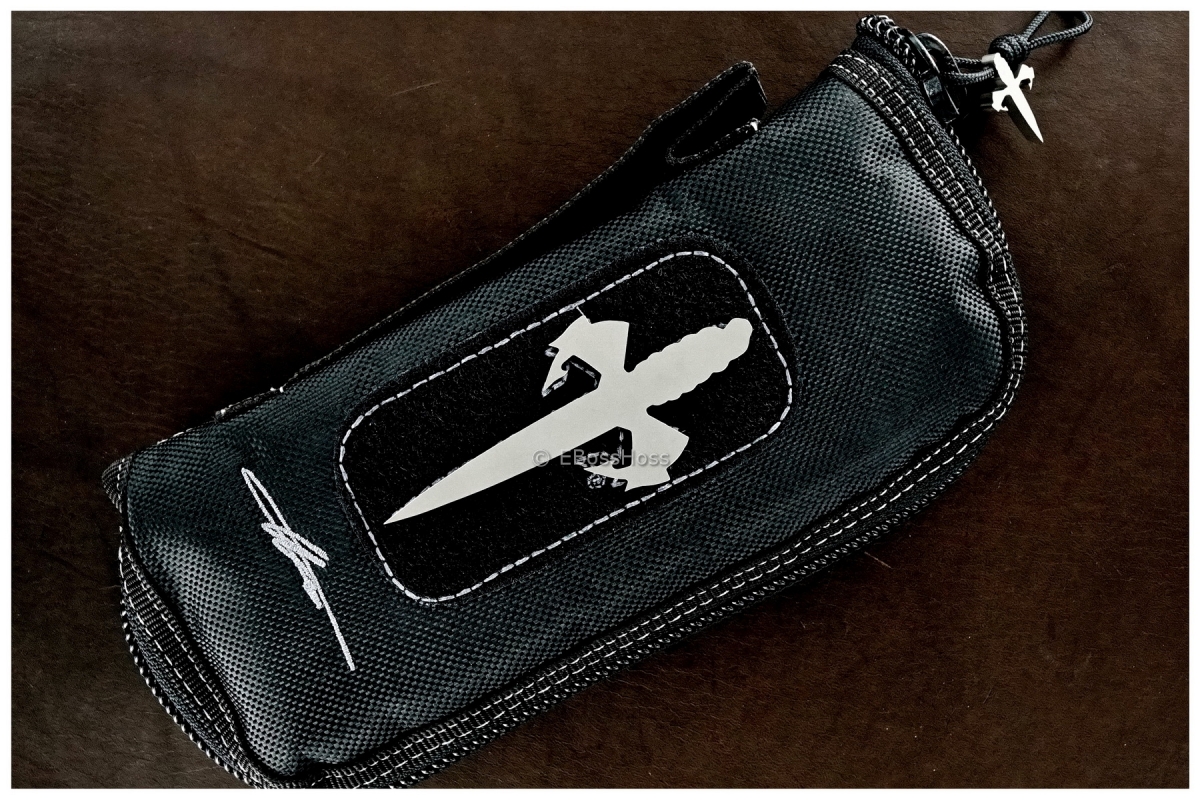 Deryk Munroe / Anthony Marfione Custom Engraved Hannya Masks Sigil Flipper