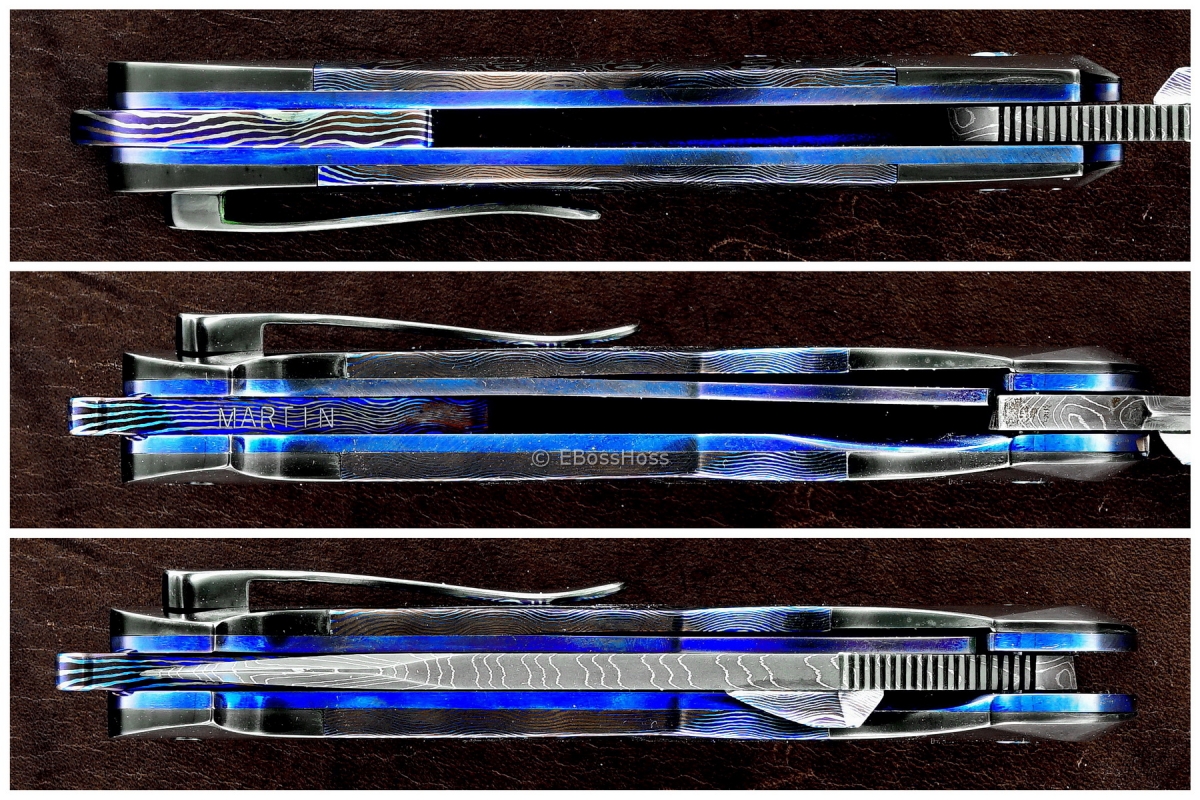 Peter Martin Custom Zirconium & Mokuti Nebula Flipper