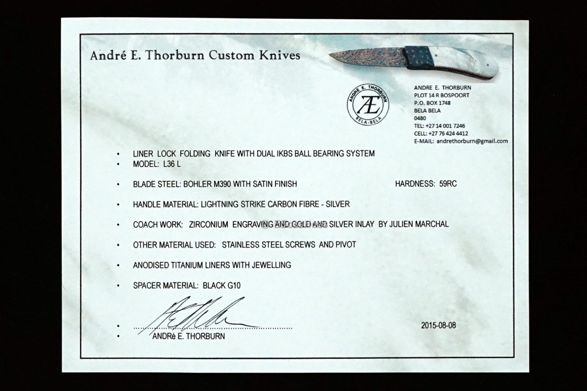 Andre Thorburn Deluxe L36 L