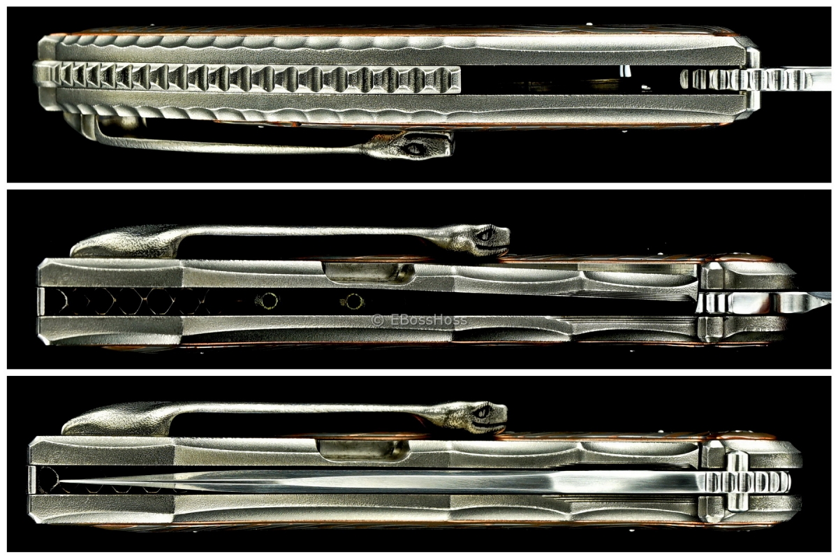 Korth Cutlery Custom Super-Conductor Reptile Flipper