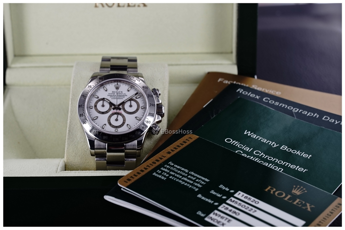 Rolex SS Cosmograph Daytona - Ref 116520