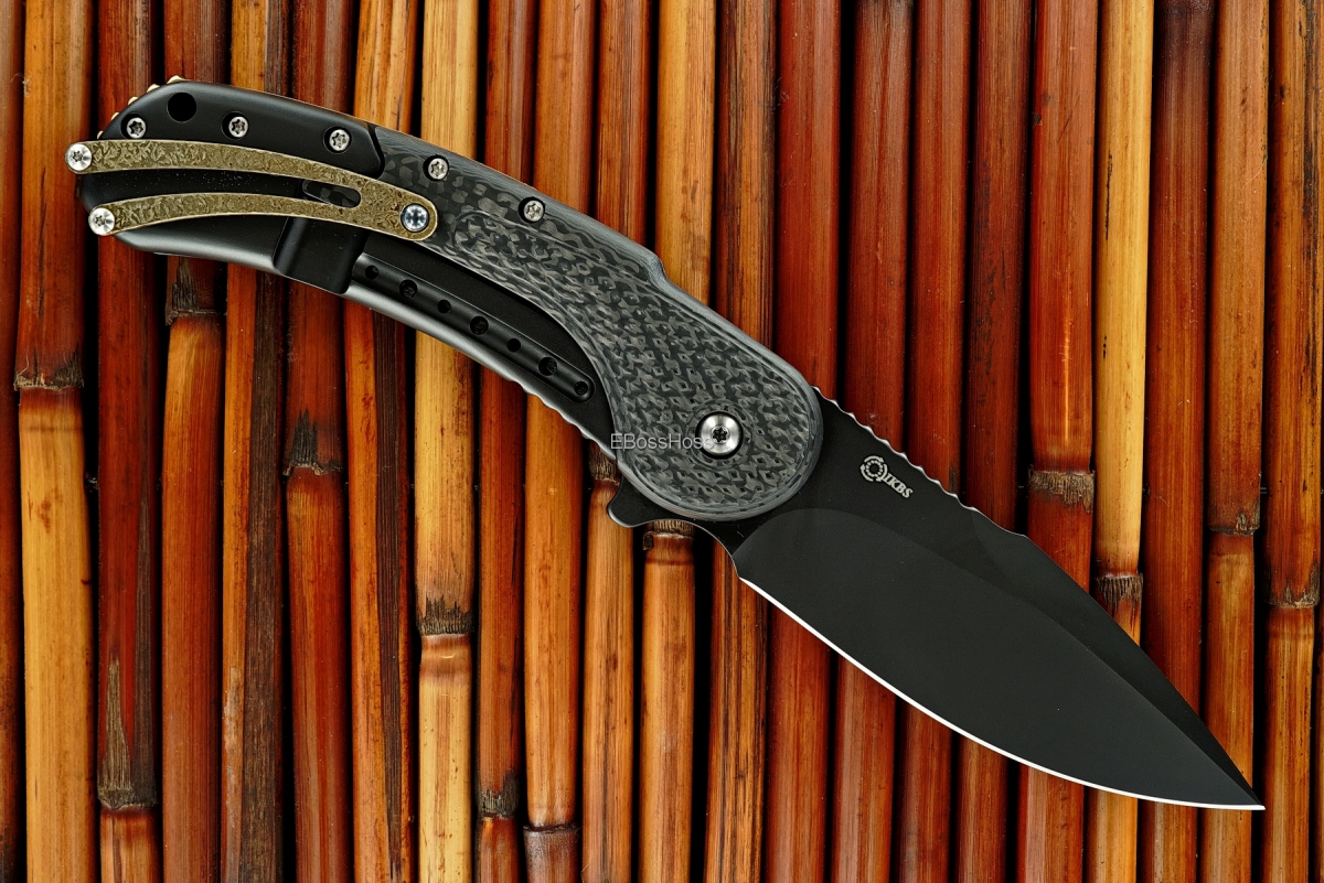 Todd Begg Black-bladed Carbon-Fiber Bodega Flipper