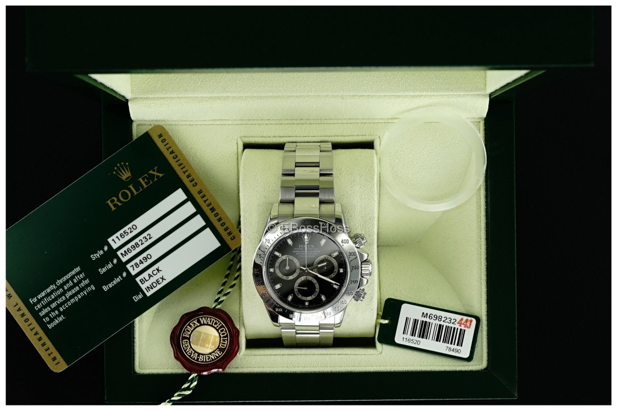 Rolex SS Cosmograph Daytona - Ref 116520