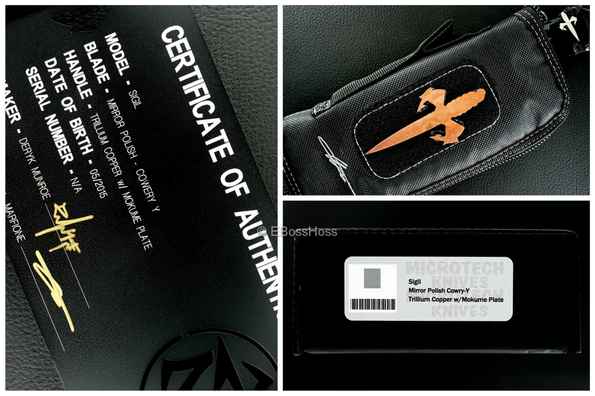 Deryk Munroe / Tony Marfione Custom Collab Copper Sigil Flipper