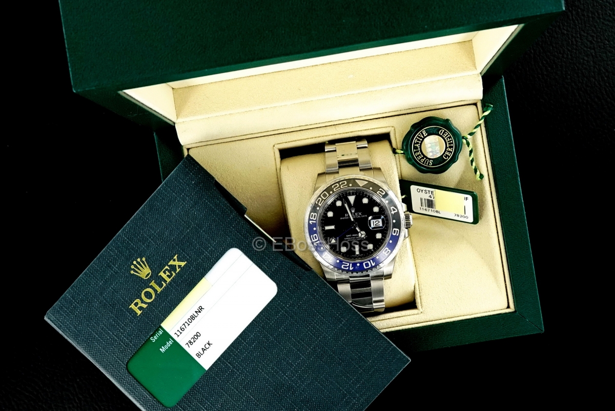 Rolex GMT Master II 116710 BLNR - Batman