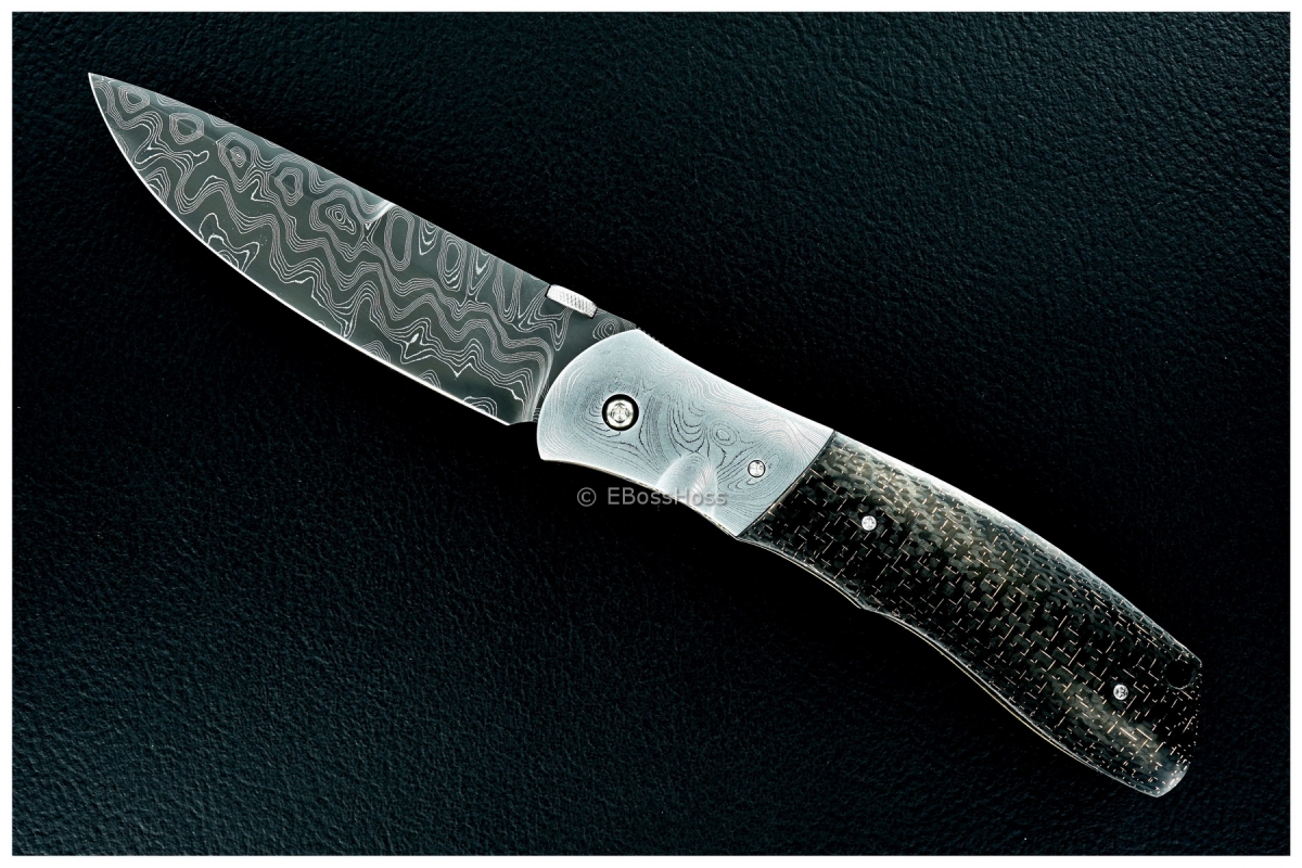 John W.  Smith Custom Deluxe 4-inch Bladed SD-3 Flicker