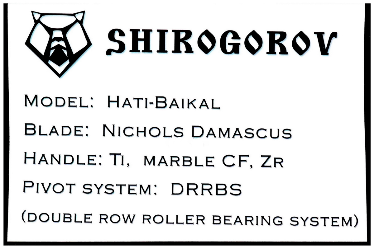 Sergey Shirogorov Full Custom Hati-Baikal Flipper