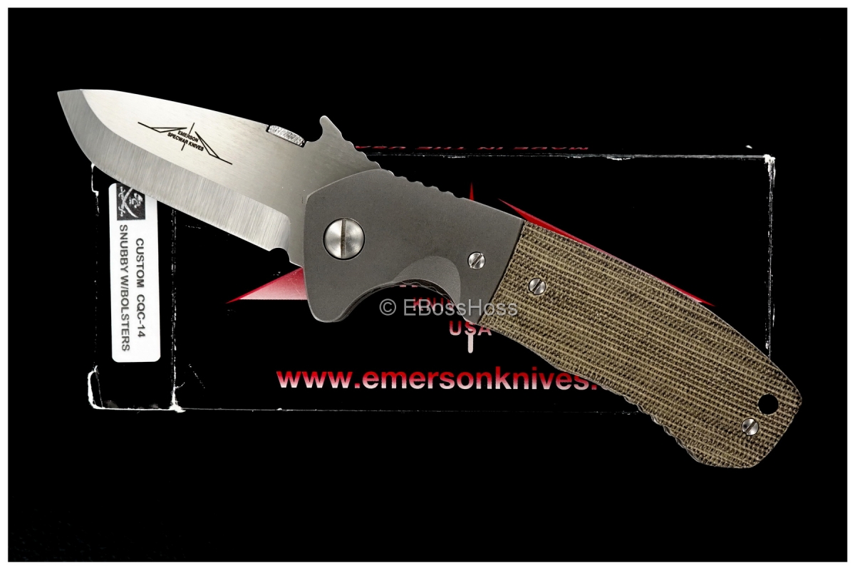 Ernie Emerson Custom CQC-14 Snubby
