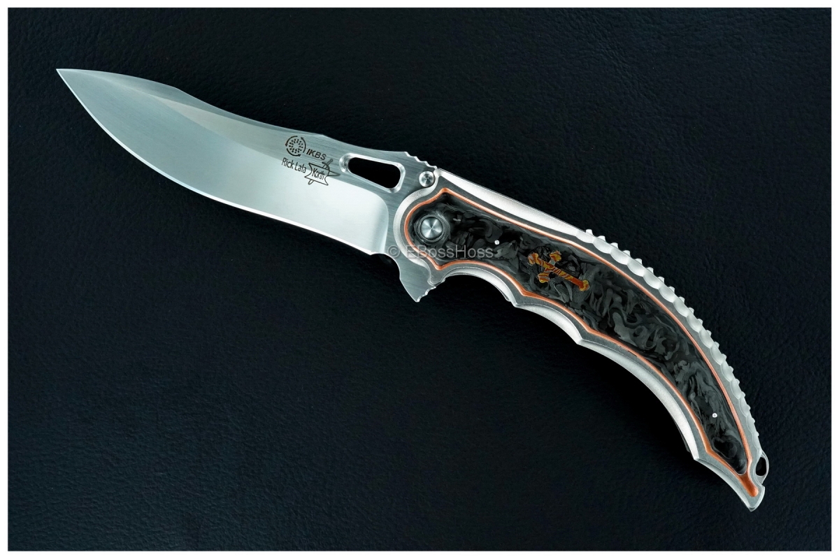Korth Cutlery Custom Deluxe Reptile Flipper